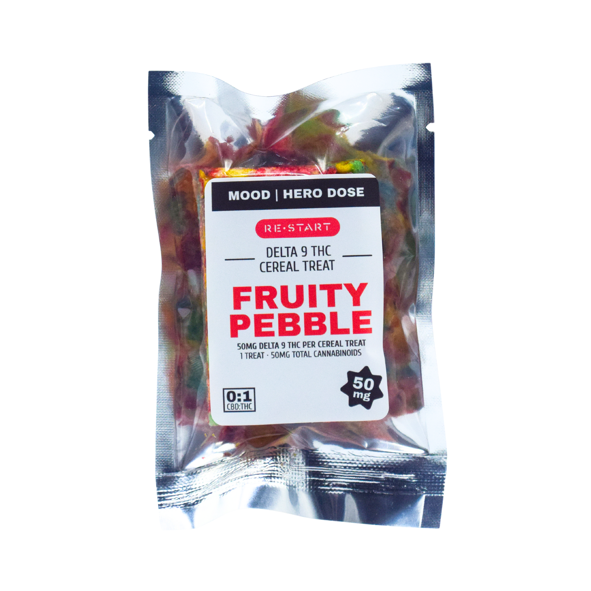 Delta 9 THC 50mg Fruity Cereal Treat 1-ct